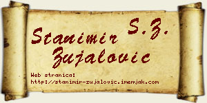 Stanimir Zujalović vizit kartica